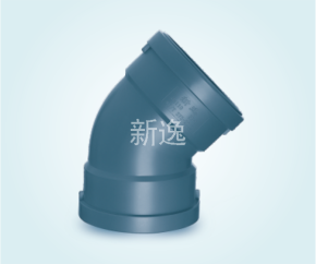 双扩口45°弯头